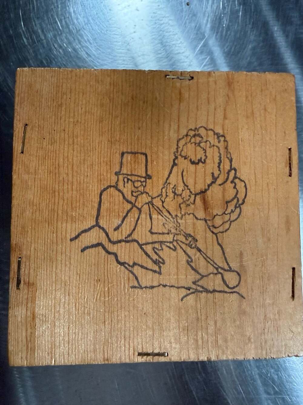 Evergreen Art & Design Mt. St. Helens Volcanic Ash Hand Blown Glass Christmas Or